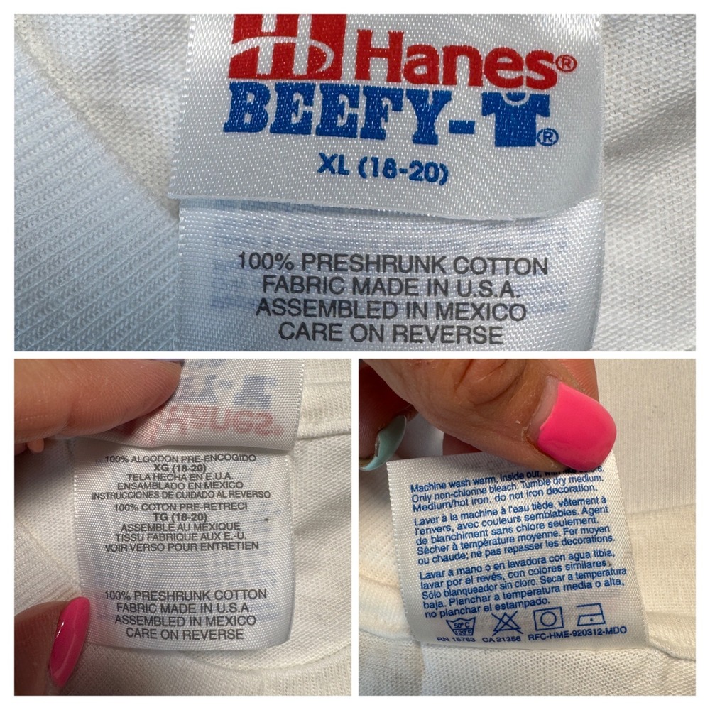 Vintage Pokemon T Shirt 90s Hanes Beefy T Nintendo XL Youth / Small Mens - Picture 3 of 4